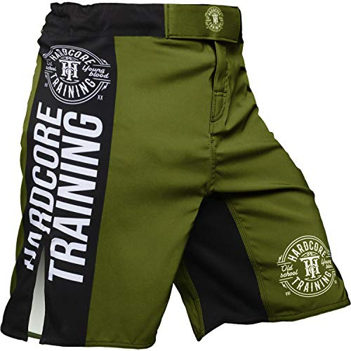 Hardcore Training Shorts de Combat Homme MMA BJJ No Gi | Shorts de Combat | Homme | MMA | BJJ | Boxe | Grappling