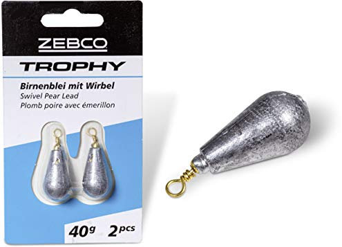 Zebco Qualitäts Trophy Birnenblei Angelblei Blei Grundblei Angeln Angel Zubehör, Diverse, 50 g