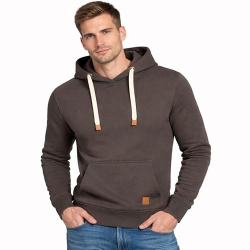 Mens OH Overhead Pullover Fleece Hoodie OH Hoody Hooded Sweatshirt Grey Black