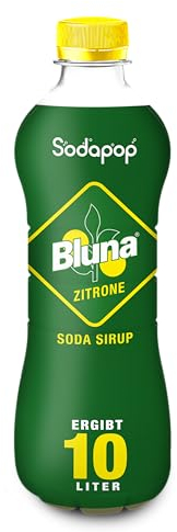 SODAPOP Bluna, sciroppo al limone, 500 ml, per 10 litri
