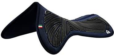 Acavallo Close Contact Gel & Memory Foam Half Pad, Größe:L, Farbe:blau