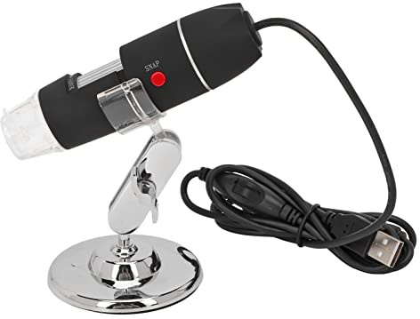 USB Digital-Mikroskop, USB Typ C Micro USB 3 in 1 1600X Vergrößerung Endoskop-Kamera, 8 LEDs Einstellbar, Digitale Lupe, für Industrie, Telekommunikation Modul