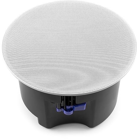 Power Dynamics PS65 Enceinte Encastrable de Plafond 70V,100V/16Ω - 30 Watts RMS, Public Address, 6,5 Pouces, Idéale pour Diffuser Une Musique d'Ambiance dans Les Bars, Restaurants, Hôtels