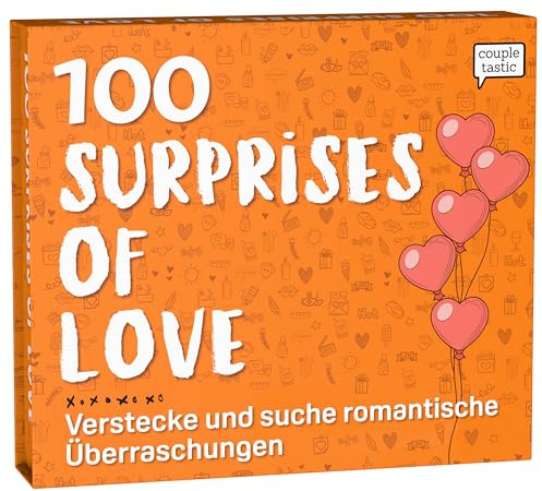 Paarzeit Spiel für Paare mit versteckten Pärchen Gutscheinen - Romantisches Partner Geschenk für Ehemann und Ehefrau, Sie, Ihn, Freund und Freundin - Perfekt als Valentinstag und Jahrestag Geschenk