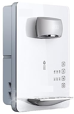 Calentador de agua instantáneo Máquina de línea de tubería montada en la pared, máquina de bebida recta instantánea fría y caliente, Mini dispensador de agua de temperatura ajustable Con Filtro avanza