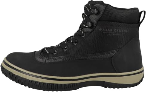 PAJAR Botas Traverse Fashion para hombre, Negro -, 47 EU