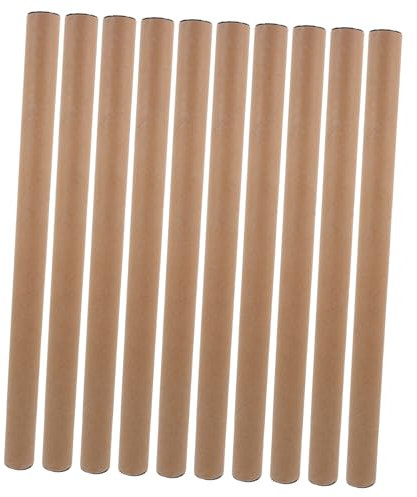 NUOBESTY 10stücke Versandröhre Tragbar Poster Aufbewahrungsrohr Papier Aufbewahrungsrohr Posterhalter Posterrohr