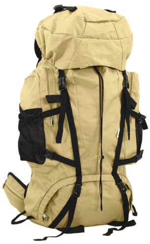 vidaXL Wanderrucksack Khaki 100 L Oxford-Gewebe
