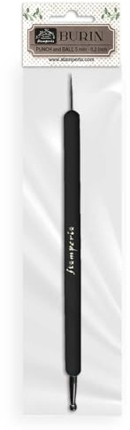 Stamperia - Punzón y bola para álbumes de recortes, álbumes, creación de tarjetas, diario de balas, y más, con bola metálica y punta fina, ideal para moldear y perforar materiales (diam 5 mm – 0,2