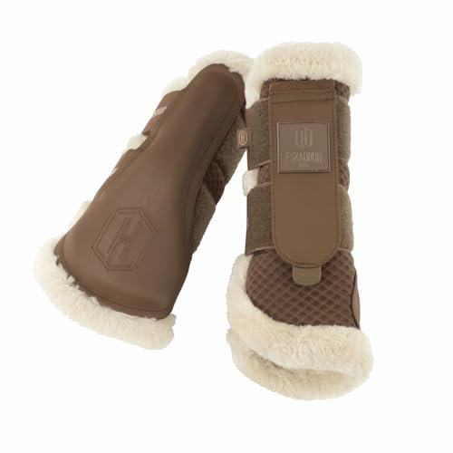 Eskadron Heritage Gamaschen Mesh Fauxfur, Farbe:Almond, Größe:L