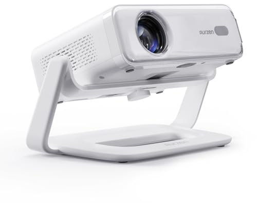 Aurzen Multi-Angle Projector Stand, 180° Rotatable Projector Mount, Compatible with TMY, HAPPRUN, Yaber, Epson & Most Projectors (¼-Inch Screw)
