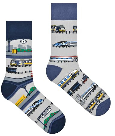 Spox Sox Casual Unisex - Calcetines multicolores y coloridos para individualistas, 40-43