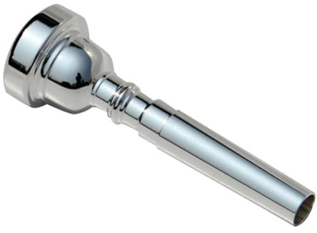 MoSundi Trompetenmundstück für 7C/5C/3C/1.5C/1C, Kupfer Ersatzmundstücke Kompatibel mit Standard Blechblasinstrumenten, Silber 7C