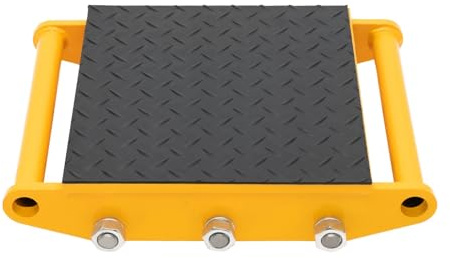 15T Industrial Machinery Mover, Heavy Duty Machine Dolly Skate, Transport Trolley, Heavy Duty Roller, 9 Rollers, with 360° Rotation, for Distributing and Transporting Large and Heavy Items