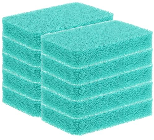 SHINEOFI Estropajos de Silicona para Cocina 10 Piezas Verdes Esponjas Reutilizables Suaves para Platos Frutas y Verduras Alta Densidad sin Rayaduras Aptas para Lavavajillas Limpieza