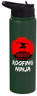 Roofing Ninja - Roofing Slate Stainless Steel Insulated Water Bottle
