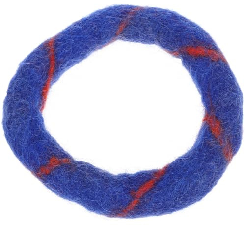 SEWOART Lila Klangschalenkissen aus Wollfilz Rundes Buddhistisches Klangschalen Pad mit Langlebiger und Verschleißfester Oberfläche für Meditation und Klangtherapie