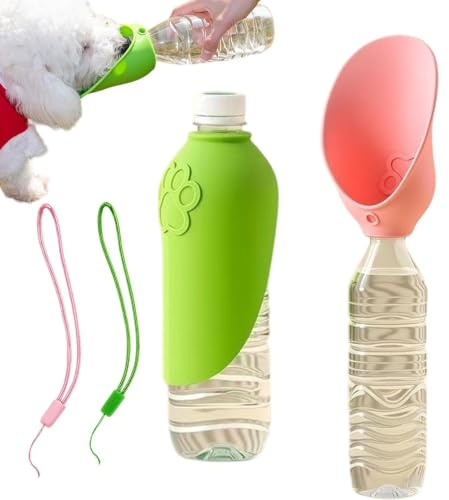 Botella De Agua para Perros Recipiente Plegable de Hidratación para | Vaso Dispensador De Agua Portátil Para Canes Para Razas Pequeñas Medianas Grandes Camping Playa Viaje