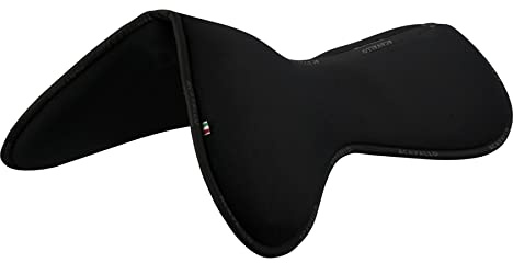 Acavallo Close Contact Memory Foam Half Pad, Größe:M, Farbe:schwarz