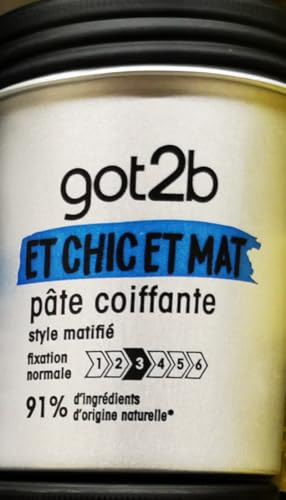 Got2B Pâte Coiffante/Chic/Mat Pot 100 ml