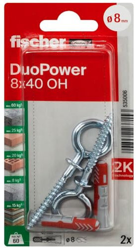 Fischer 535006 Blister Duopower 8 x 40 Oh K