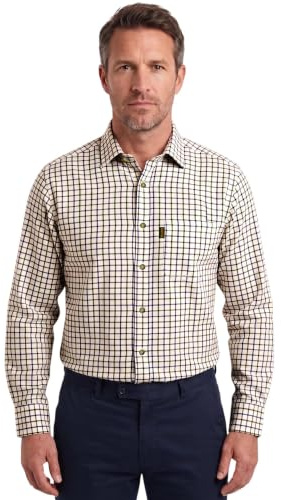 Mens Game Tattersall Long Sleeved Country Check Shirt