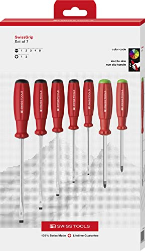 PB Swiss Tools Pozidriv Schlitz Schraubenzieher Set, 8250.P CBB