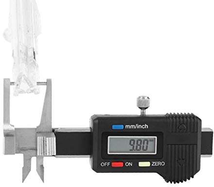 Gauge Digital Caliper Ruler,Mini Electronic Digital Display Gemstone Caliper for 0-25mm Jewelry Card Meter Thickness Gauge Triple Use Ruler Thickness Measuring Cal