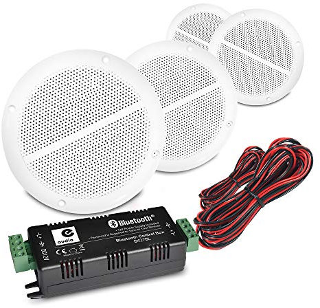 E-Audio B427BL Bluetooth Amplifier & Ceiling Speaker Set Smart Home Audio Wireless Stereo HiFi