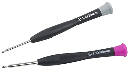 Tournevis magnétique de précision 1,5 mm avec embout en Y Triwing et Phillips PH000 compatible avec Nintendo Switch JoyCon Kit d'outils de réparation