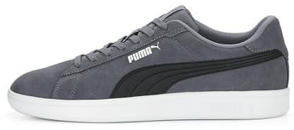 PUMA Smash 3.0, Sneaker Unisex - Adulto, Multicolore Gray Tile Puma Black Puma White, 42.5 EU