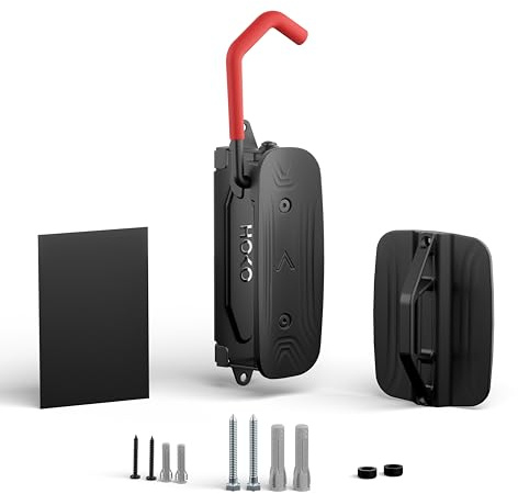HOKO - Soporte para bicicleta VELO 30 de montaje en pared con soporte para rueda trasera – Lateral orientable, ahorra espacio y estable, perfecto como regalo – Soporta hasta 30 kg para bicicleta de