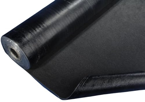 DSTOCK60 - Rouleau de 7 mètres de membrane d'étanchéité terrasse et toit plat - Feutre bitumé sous-couche / 1ère couche - Largeur 1 m – Epaisseur 1 mm – Couvre 7 m² - Découpe au mètre