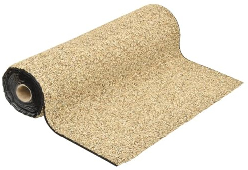 vidaXL Steinfolie, Steinfolie für Teich Teichrand Bachlauf Ufer, Teichfolie Kiesfolie Teichzubehör, Natürliches Design, Natur-Sand 600x100cm