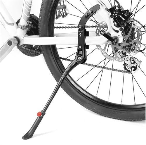 Ailelan Seitenständer Fahrrad, Fahrradständer 24-29 Zoll, Höhenverstellbar Fahrradständer Mountainbike Bike Stand, Fahrradständer Hinterrad rutschfest Fahrrad Ständer Für Mountainbike, Cityrad