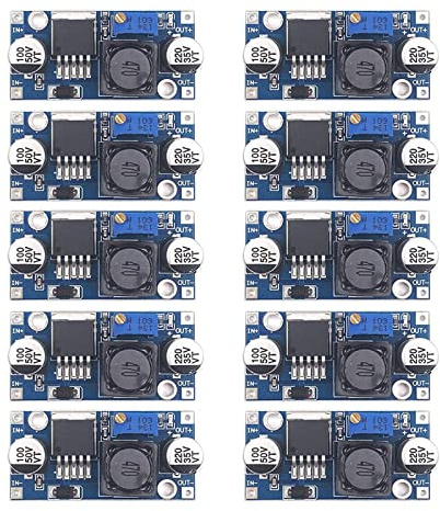 DC-DC 3A Step Down Buck Converter Binghe 10 Pezzi Convertitore Buck, DC-DC Converter Buck, Modulo Step Down Alimentatore, 3.2-40V a 1.25-35V, Modulo Step Down Alimentatore