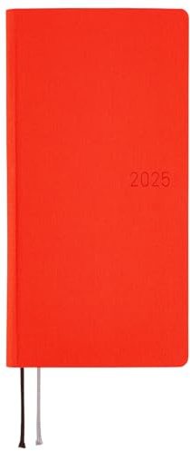 Hobonichi Techo 2025 Weeks MEGA [Englisch/Hoch und Schlank/Januar Start/Planer] Colors: Chili-Pfeffer