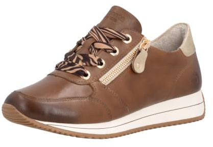 Remonte Damen Sneaker D0H11, Frauen Schnürschuhe,lose Einlage