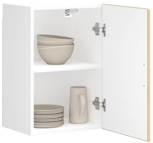 Xichuzi Küchen-Hängeschrank Porto Sonoma-Eiche Holzwerkstoff, Hängeschrank Küche, Küchenschrank, Wall Cabinet, Oberschrank - 854030