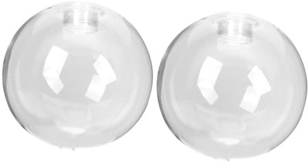 DIYEAH 2stücke Glaslampenschirm Ersatzglasschirm Kugelförmig Für Pendelleuchten Deckenleuchten Lampenschirmabdeckung Glas Abdeckung Ersatz Für Hängelampen