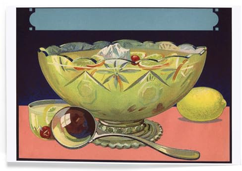 Lantern Press 8x12 Art Print, Fruit Punch, Citrus Crate Label