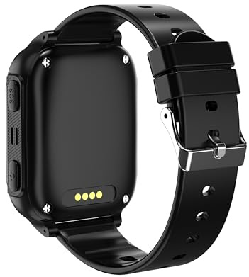 Kesasohe GPS Montre Connectée Enfant Etanche Jeux Réveil pour 4-12 Ans