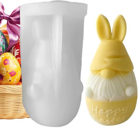 Moldes De Chocolate De Pascua - Formas de Silicona para Manualidades de Conejo y de Primavera,Molde de Yeso para DIY,Para Resina, Yeso, Decoración, Caramelos, Chocolate, Hogar, DIY, Familia Y Amigos
