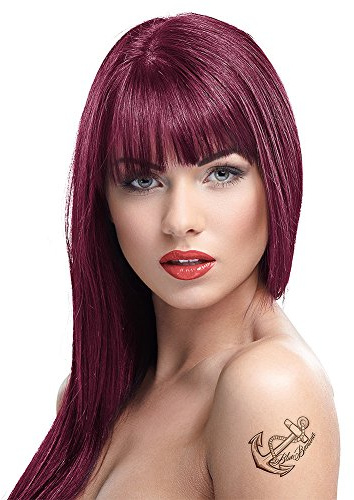 Coloration cheveux semi permanente Crazy Color, BORDEAUX