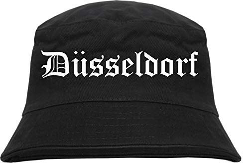 HB_Druck Düsseldorf Fischerhut - Bucket Hat L/XL Schwarz