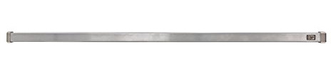 ABUS FPR217 Window Bolt Visible Protection Against Burglaries | Sturdy Stainless Steel Latch | 100 cm Long | Lockable | AL0089 | Silver | 77200