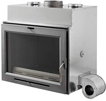 ESTUFA DE LEÑA INSERTABLE HERGOM MODELO H-03/80 TURBO PLANE