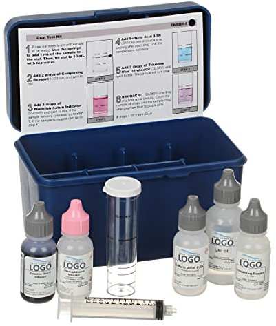 Quat QAC Drop Test Kit 1 Drop is 10-50 ppm depending on Sample Size