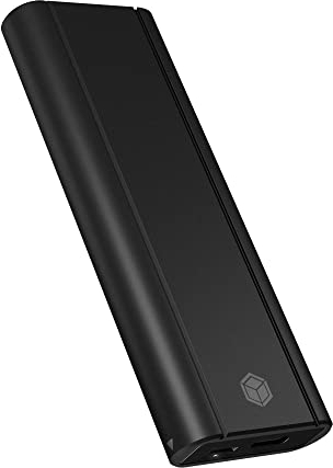 ICY BOX M.2 SSD/NVMe Gehäuse, USB 3.2 (10 Gbit/s), Werkzeuglos, Kühlsystem, USB-C, USB-A, PCIe, M-Key, Extern, NVMe Adapter, Aluminium, Schwarz, IB-1807MT-C31