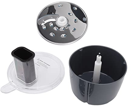 ASHATA Kit de Cortador de Contenedores, Kit de Cortador de Contenedores de Procesador de Alimentos Multifuncional, para TM5 6 Blender Slicing Shredding Disc Accesorio